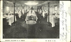 Dinning Saloon S. S. Essex Dinning Saloon S. S. Essex
