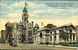 Main Street Scene Postcard