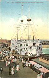 The Cabrillo Ship Hotel Postcard