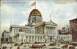 New Post Office Building Chicago, IL Postcard Postcard