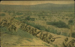 Practicing Trench Fighting In Texas Postcard