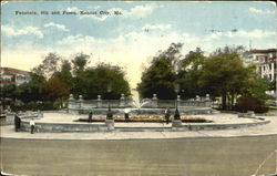 Fountain, 9th and Paseo Kansas City, MO Postcard Postcard