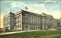 Omaha High School Postcard