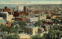 Bird's-Eye Of Omaha Nebraska Postcard Postcard