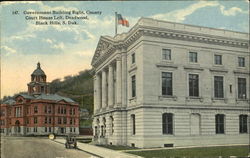 Government Building Deadwood, SD Postcard Postcard