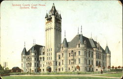 Spokane County Court House Postcard