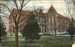 Summer County High School Wellington, KS Postcard Postcard