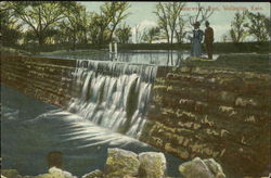 Waterworks Dam Wellington, KS Postcard Postcard