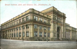 Drexel Institute, 33rd. And Chestnut Sts. Postcard
