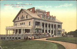 Children's Play House, Fairmount Park Postcard