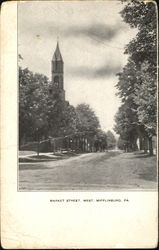Market Street Mifflinburg, PA Postcard Postcard