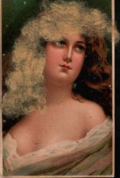 Blonde Lady Real Hair