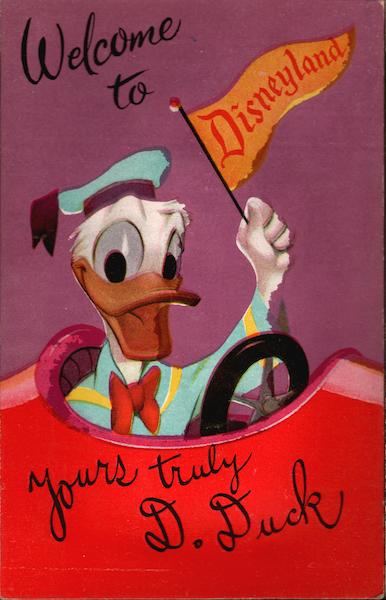 Rare Donald Duck Disneyland Squeaker