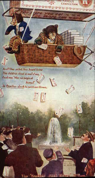 The Cracker Jack Bears No. 2 Advertising