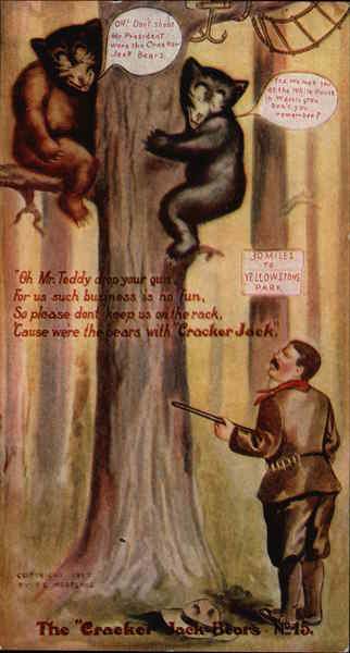 The Cracker Jack Bears No. 15 Advertising