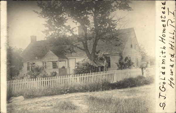 S. J. Goldsmith Homestead, Howard Hill Foster Rhode Island