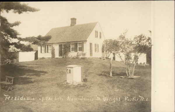 Residence of the late Hon. James M. Wright Foster Rhode Island
