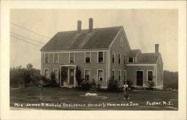 Mrs. James P. Nichol's Residence Foster Rhode Island