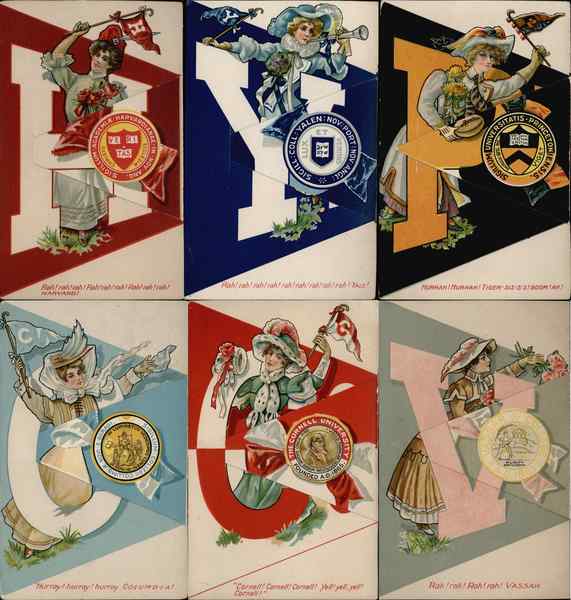 Ivy League College Girl Series Complete Set of 6 F. Earl Christy