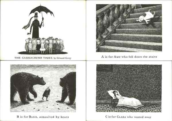 Original Edward Gorey The Gashlycrumb Tinies  Art