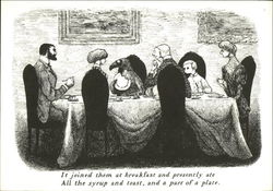 It joined them at breakfast and presently ate All the syrup and toast, and a part of a plate