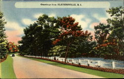 Greetings from Slatersville Postcard