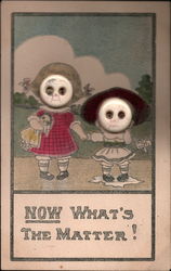 Button Face Children Postcard