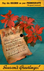 78-speed Advertising Record Postcard