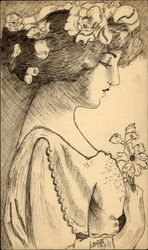 Maiden Holding Flowers Maiden Holding Flowers