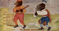 The "Cracker Jack Bears" No. 12 Postcard