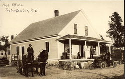 George Nichols Store and Post Office Foster Center, RI Postcard Postcard