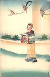 Chinese Stamp Montage Postcard