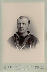 US Navy Old China Hand Sze Yuen Ming Cabinet Card US Navy Old China Hand Sze Yuen Ming Cabinet Card