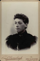 Black Woman Cabinet Card circa 1880 Photograph