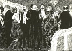 The Blue Aspic, Edward Gorey 1979 Postcard