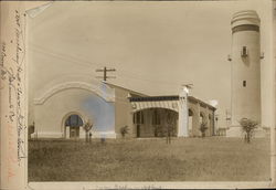 Rare Original Postcard Art - Machinery Hall And Tower, State Fair Grounds Original Photograph