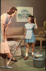 Lewyt Vacuum Cleaner Demonstration Postcard