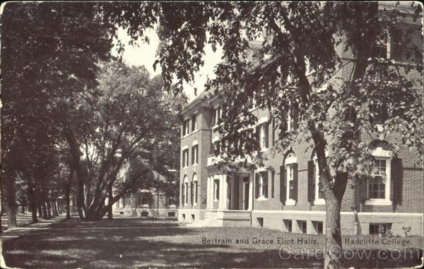 Bertram And Grace Eliot Halls, Radcliffe College Boston Massachusetts