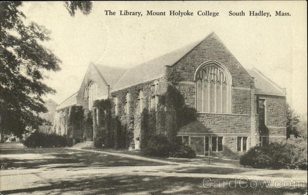 The Library, Mount Holyoke College South Hadley Massachusetts