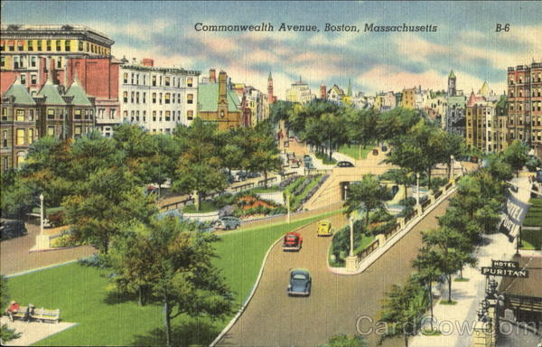 Commonwealth Avenue Boston Massachusetts