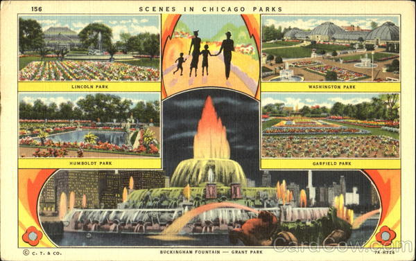 Scenes In Chicago Parks Illinois