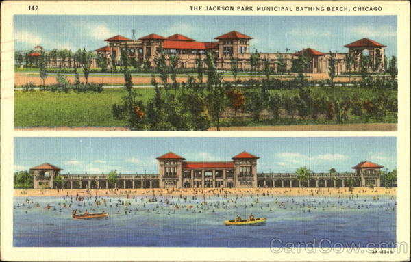 The Jackson Park Municipal Bathing Beach Chicago Illinois