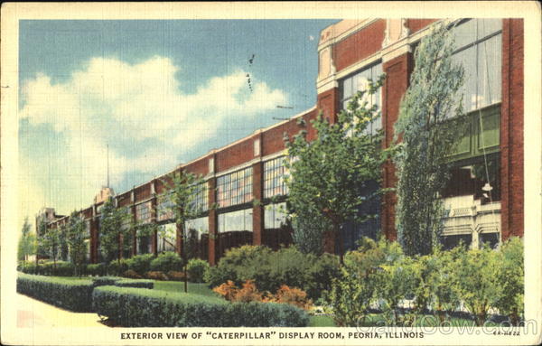 Exterior View Of Caterpillar Display Room Peoria Illinois