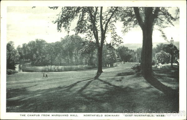 The Campus From Marquand Hall, Northfield Seminary East Northfield Massachusetts