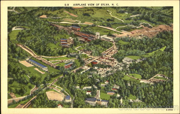 Airplane View Of Sylva North Carolina