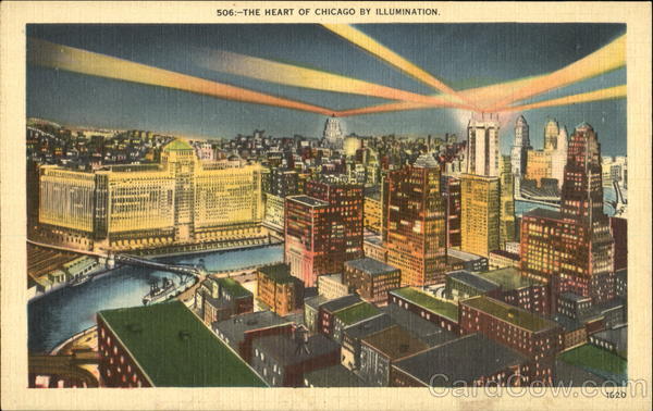 The Heart Of Chicago By Illumination Illinois