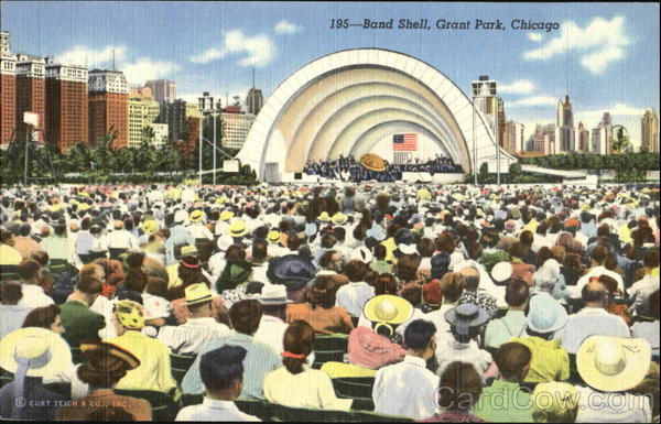 Band Shell, Grant Park Chicago Illinois
