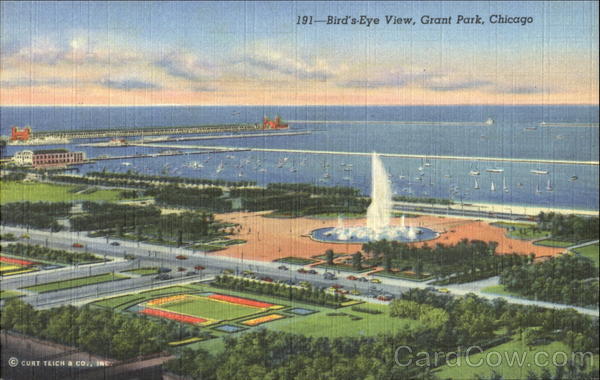 Bird's-Eye View, Grant Park Chicago Illinois