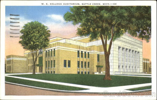W. K. Kellogg Auditorium Battle Creek Michigan