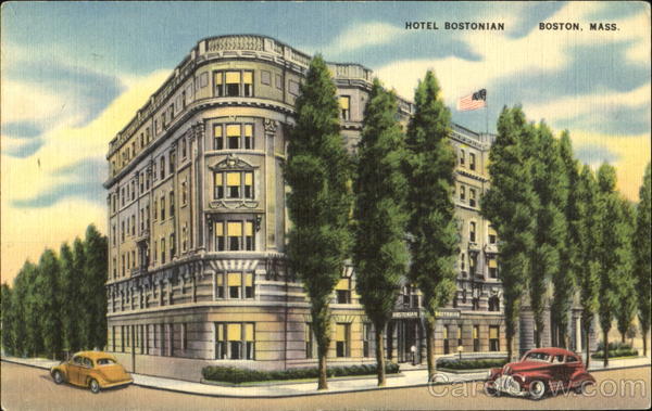 Hotel Bostonian, 1138 Boylston Street at Hemenway Massachusetts
